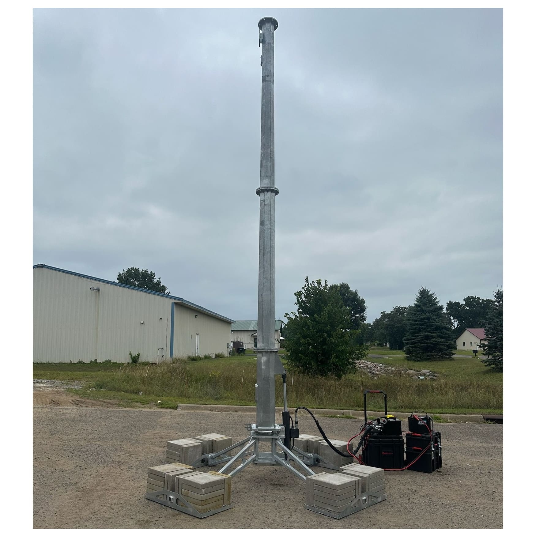 ARE AFS 130 Tilt-Up Monopole Ballasted System