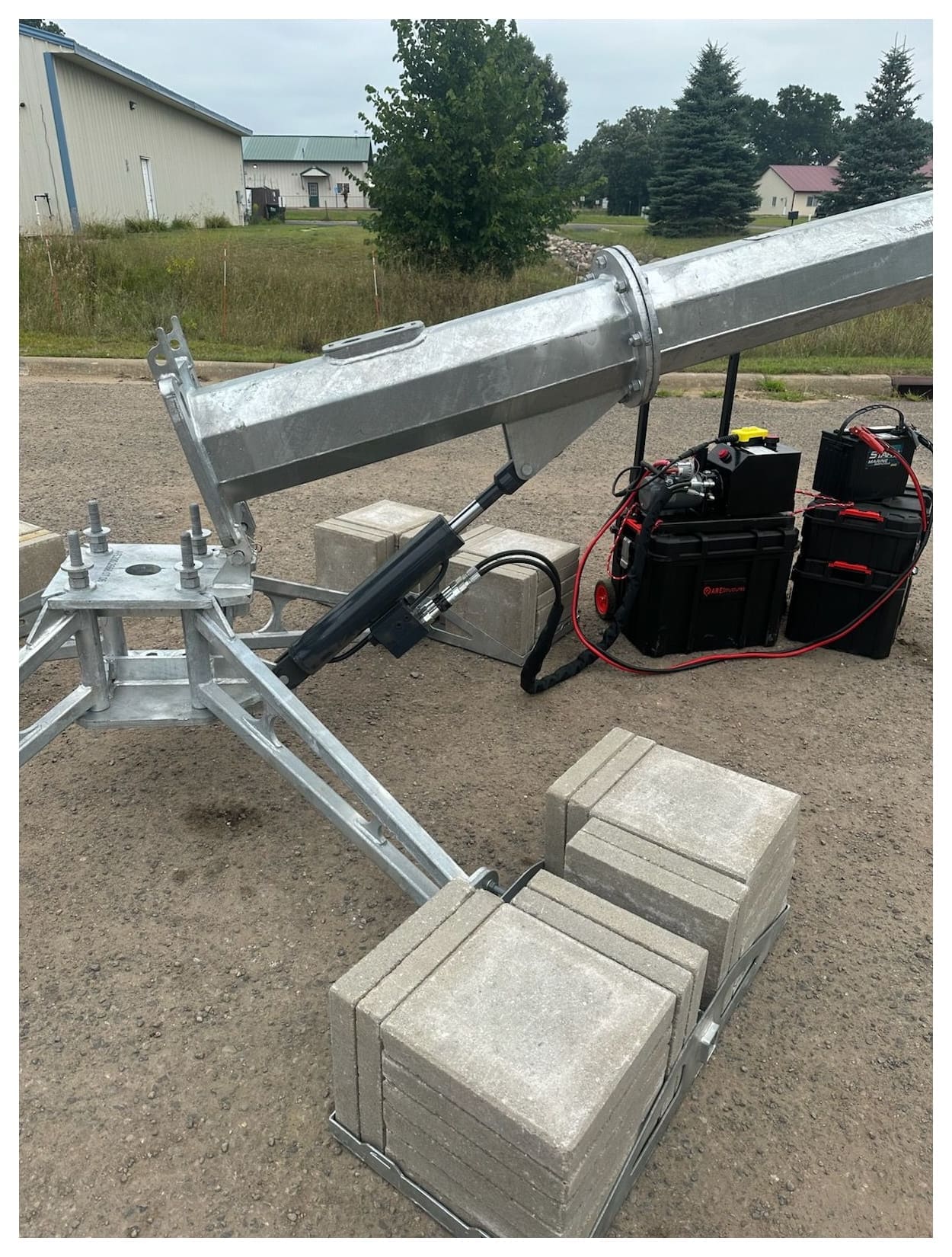 ARE AFS 130 Tilt-Up Monopole Ballasted System