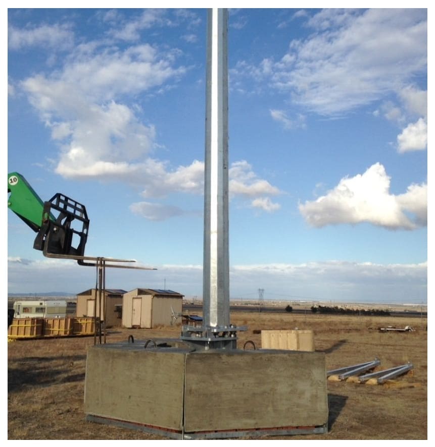 ARE AFS 400 Tilt-Up Monopole Ballasted System