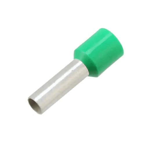 bootlace ferrule insulated green