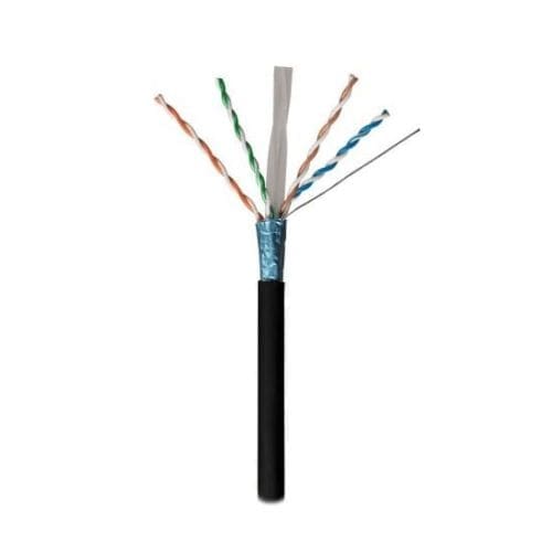 cable cat6e ftp uv-protected black