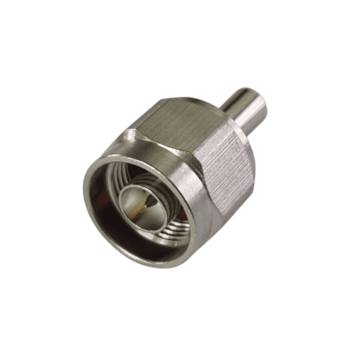 connector N-type male straight hex RF195