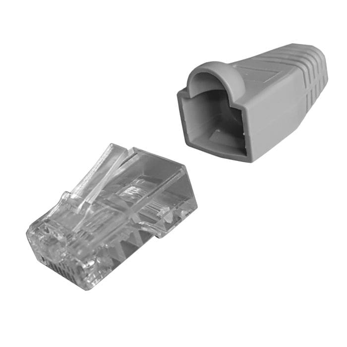 RJ45 Standard 8P8C boot and connector