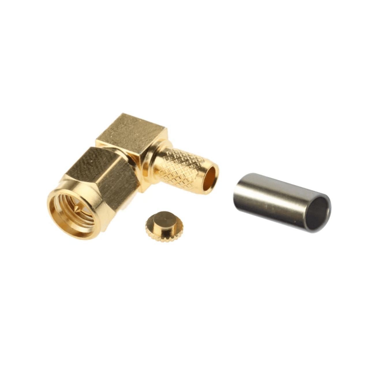 connector SMA male right angle RF195