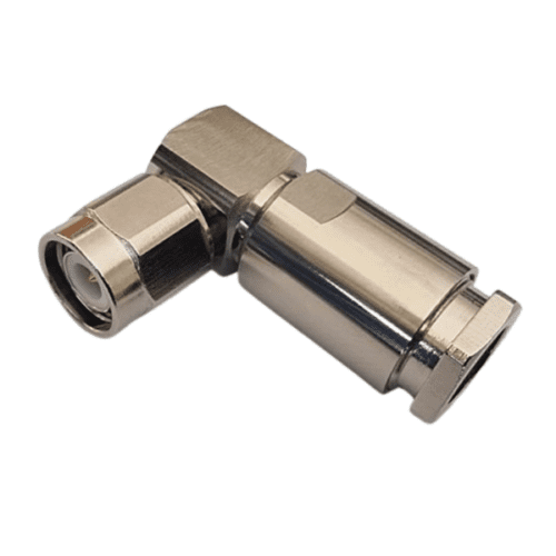 connector TNC male right-angle clamp hex RF400 LMR400
