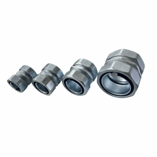 coupling connector adaptor gland steel sprague tubing assorted