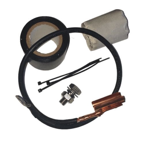 earthing kit 1/2 inch or rf400 lmr400 copper strap type