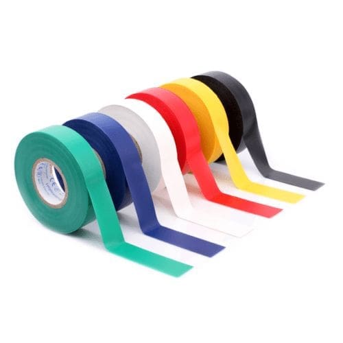insulation tape 19mm x 20m hellermantyton assorted colours