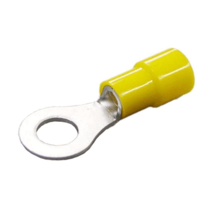 lug terminal ring yellow sizes pre-insulated